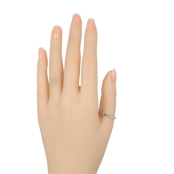 Chaumet Eternal de Chaumet Ring 0.1" band Pt950Platinum/diamond #9.5(US Si... - Picture 2 of 10